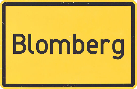 Ortsschild Blomberg