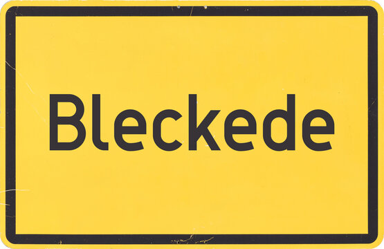 Ortsschild Bleckede