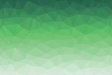 Fototapeta premium A refreshing low poly pattern exhibits a lively gradient from deep forest green to bright lime shades