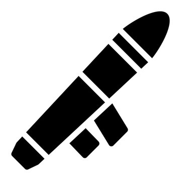 bazooka glyph icon