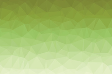 Fototapeta premium Lush polygonal pattern showcases a gentle gradient from warm olive green to pale yellow hues