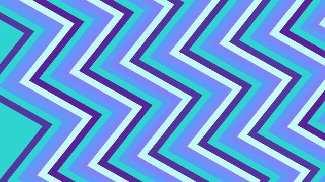 Geometric Chevron Pattern With Layers Of Blue Purple And Teal Colors