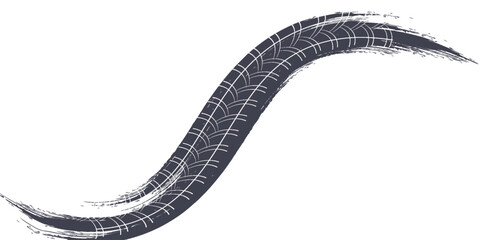 Tire tread marks, wheel textures, tire marks - car racing, motocross, drift, rally, off-road and others. © fathor