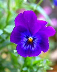 Beautiful pansies. Floriculture, landscape design, gardening. © Marina