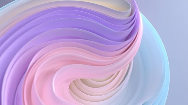 Vibrant multicolored wavy abstract design on gray background for creative projects