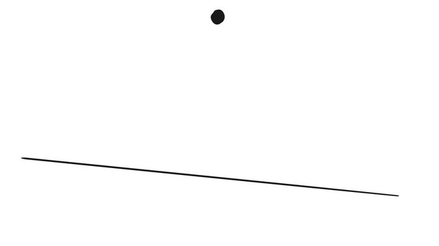 Round particles, atoms or balls attack the surface, colliding and exploding.