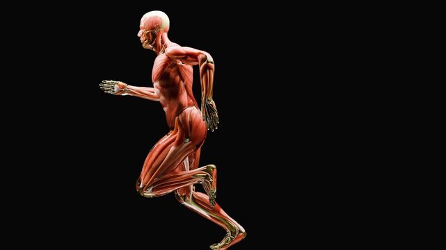 Laboratory Study of Thermogenesis and Fat Burning During Cardiovascular Activity, From Overweight to Slim Fit, Burning Fat Cells and Achieving a Fit Physique, Weight Loss, 3d render