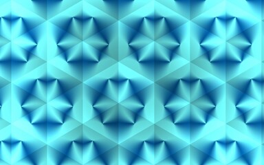 Obraz premium Abstract Blue and White Geometric Background
