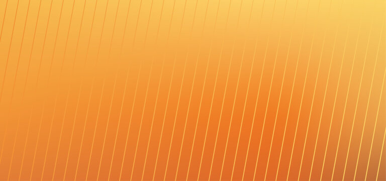 Diagonal color wave line pattern with thin parallel stripes geometric texture. Modern vector background with orange linear design for web graphics. Vector illustration.