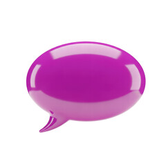 Purple speech bubble