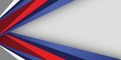 modern abstract white, blue and red background