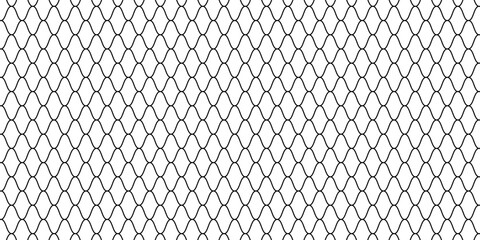 Curved net pattern. Seamless design for sportswear or equipment like soccer goals, volleyball nets, basketball hoops, hockey nets modern © Farrohah