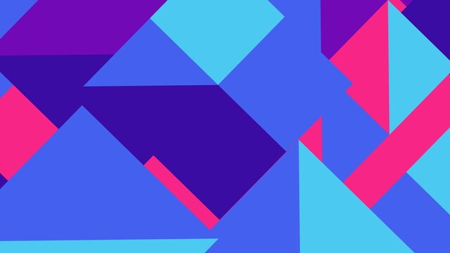 Vibrant Geometric Shapes Abstract Pattern