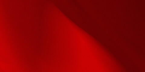 Obraz premium luxury paper or leather fold illustration in red gradient with a strong grainy texture and lighting that follows the linear lines.
