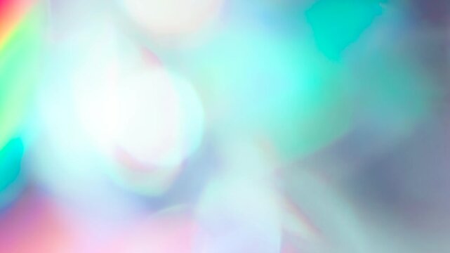 Chaotic Refraction of Sunlight. Loop. The light passes through the facets of a slowly rotating diamond and creates repetitive sparkling highlights and rainbow colors