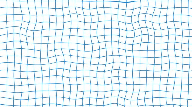 Grid line black white gird seamless pattern. Abstract grid Line, white straight lines on black background. 3d perspective grid lines loop animation retro background