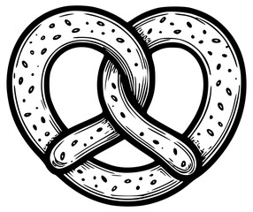 Pretzel knot icon