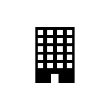 Modern Apartment Complex Residential Architecture Icon