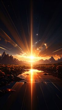 Cosmic sunrise