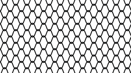 Chain link pattern with interconnected rope design elements © MdZamirul