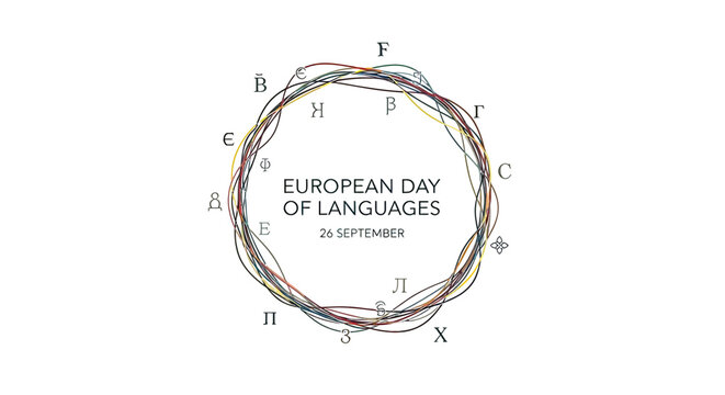 European Day of Languages Logo Design.