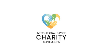 International Day of Charity Logo Design.