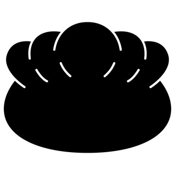 dumpling food vector icon