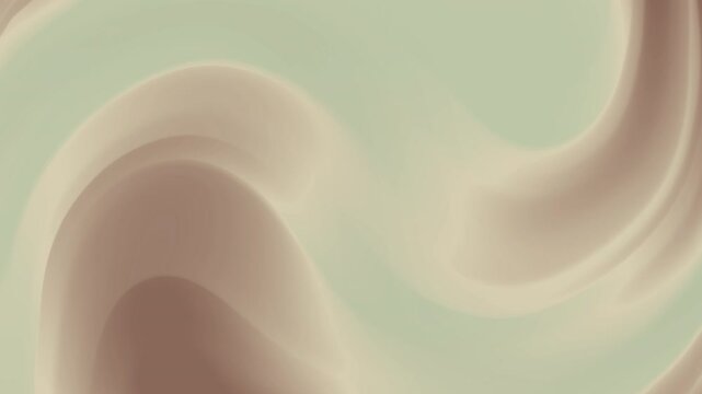 Background animation in soft color with wavy pattern. Animated background with seamless looping, great for presentations and digital projects in a calming beige and green color scheme.