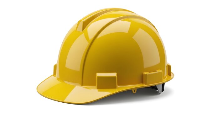 Labour day safety essentials yellow hard hat for worker protection