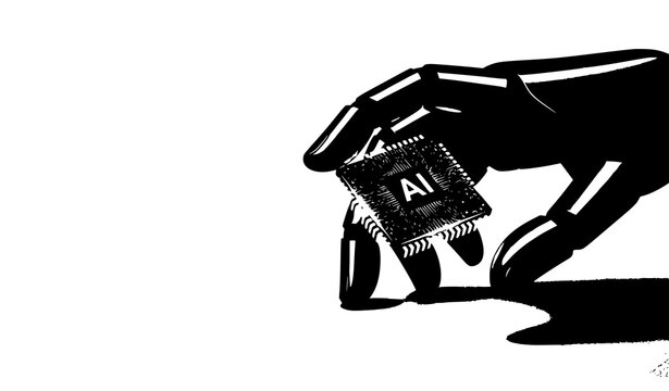 Male hand comparing Apple iPhone Xs and Xs Max smartphones vector illustration technology product concept