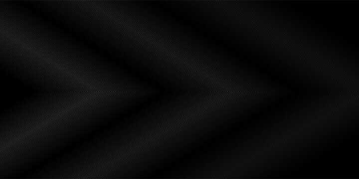 Abstract glowing diagonal arrow lines on red background. Shiny red gradient stripes lines. Modern graphic. Futuristic concept. Horizontal banner template. Vector