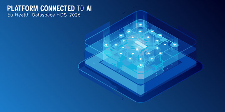Abstract representation of an ai platform connected to healthcare data in 2026