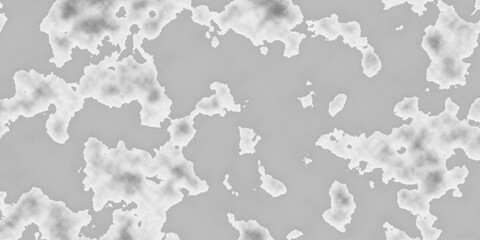 Obraz premium Abstract black and white procedural noise texture, organic marble pattern or topographic height map background, monochrome fractal clouds and smoky atmospheric digital displacement map texture.