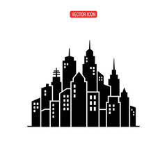 Obraz premium City Skyline Silhouette Vector Illustration 3.
