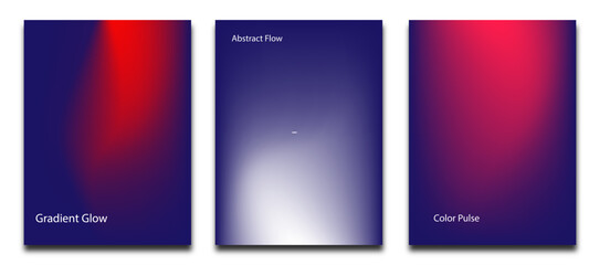 modern gradient poster background evictor illustration collection - trendy abstract creative actor background with orange pink, blue green colors.