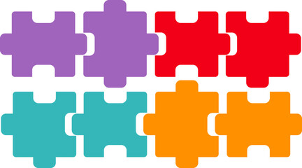 Puzzle Infographics Element