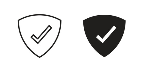 Protection icon collection with multiple styles. EPS10 © David