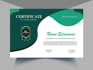 professional Certificate Design Concept