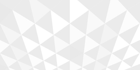 Abstract white background with silver effect. Light gray colour texture. Grey blue modern pattern. Gradient textur. Triangle patern.