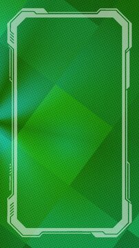 Green gradient futuristic digital abstract animation in 4K technology background.