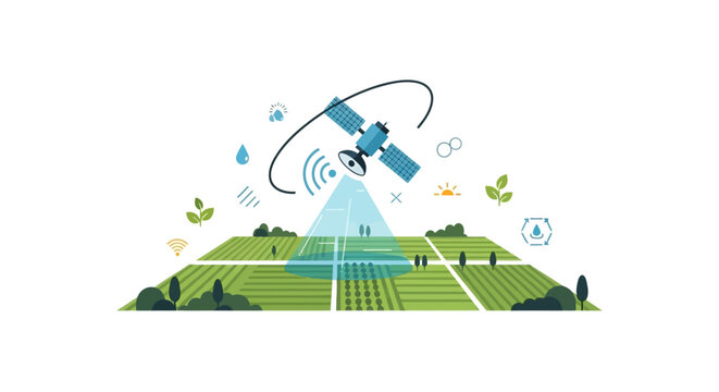 Smart Farming and Precision Agriculture with Satellite Monitoring of Crop Fields