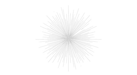 Fototapeta premium Grey burst of light rays.