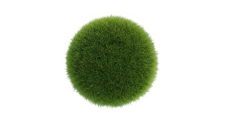 Green grass ball, spherical lawn, decorative foliage
