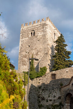 Torre Cajetani - Frosinone - Lazio - Italia. Vista della Torre del Castello Teofilatto