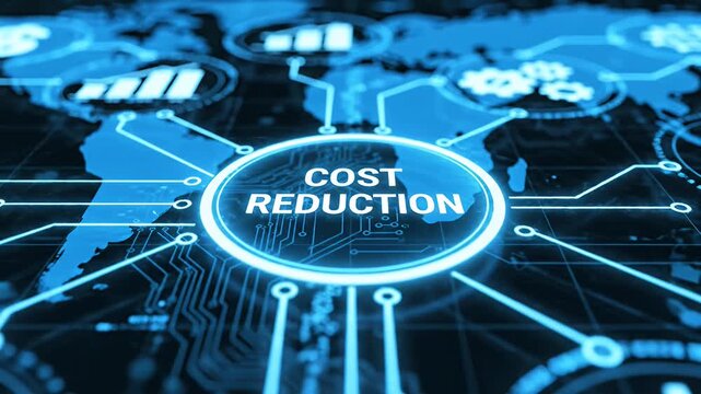 Global business strategy for cost reduction on digital technology interface