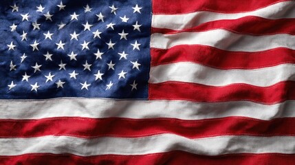 Obraz premium usa flag waving patriotic symbol for fourth of july celebration