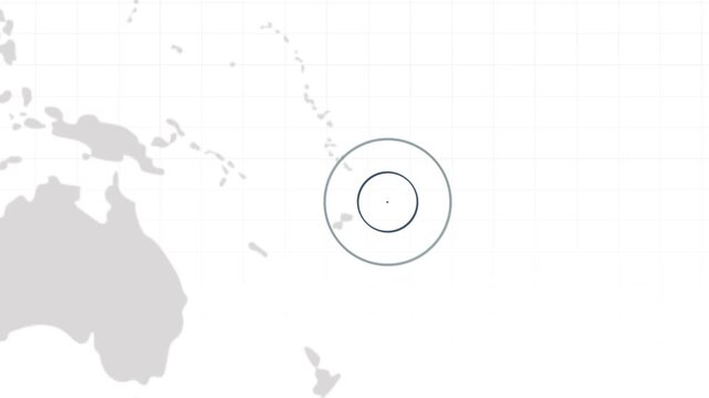 American Samoa map heighlighted on world map 05 animated motion background video footage dynamic visual for digital media presentations marketing scre