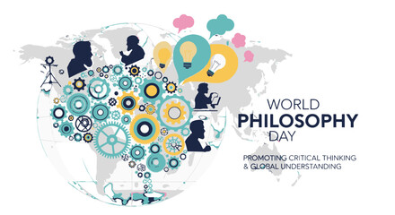 World Philosophy Day promoting critical thinking and global understanding.