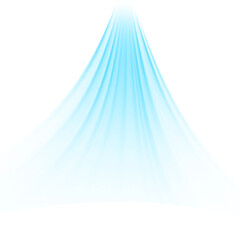 Blue Air Conditioner wind flow, wind blowing PNG © stockbyazan