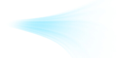 Blue winter breeze, air flow, wind blowing PNG © stockbyazan